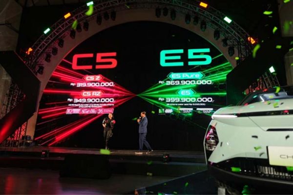 Resmi ‘Mengaspal’, Chery C5 dan E5 Dibanderol dengan Harga ‘Fenomenal’ Termurah di Kelasnya